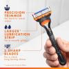 imageGillette Fusion5 Razors for Men 1 Razor 4 Blade Refills Lubrastrip for a More Comfortable Shave