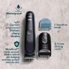 imageGillette Intimate Mens Manscape Pubic Hair Trimmer SkinFirst Ball Trimmer For Men Waterproof Cordless For WetDry Use Electric Shaver For Men Lifetime Sharp Blades Manscaping Body Groomer4 Count Pack of 1