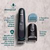 imageGillette Intimate Mens Pubic Trimmer Manscaping SkinFirst Waterproof Cordless WetDry Use Mens Pubic Razor 1 Razor Handle 2 Refills 2in1 Pubic Shave Cream ampamp Cleanser ampamp Antichafe Stick