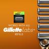 imageGillette Labs Heated Razor Gold Edition  1 Handle 5 Blade Refills 1 Charging DockGold Heated Razor Kit