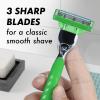 imageGillette Mach3 Sensitive Razors for Men 1 Handle 5 Blade Refills Designed for Sensitive Skin