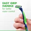 imageGillette Sensor3 Sensitive Mens Disposable Razor 12 RazorsGreen