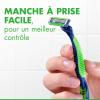imageGillette Sensor3 Sensitive Mens Disposable Razor 12 RazorsGreen