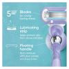 imageGillette Venus Deluxe Smooth Swirl Womens Razor Handle  4 Blade Refills Flexible Handle and Pivoting Head3 Piece Set Handle  2 Refills Extra Smooth Swirl