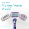 imageGillette Venus Deluxe Smooth Swirl Womens Razor Handle  4 Blade Refills Flexible Handle and Pivoting HeadHandle  4 Refills
