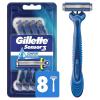 imageGillette Sensor3 Smooth Shave Disposable Razor 4 CountBlue