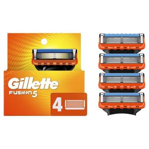 imageGillette Fusion5 Razor Refills for Men 12ct Cartridges Lubrication Strip Precision Trimmer for Men 5Bladed Refill Blades for Close Shave4 Count Pack of 1