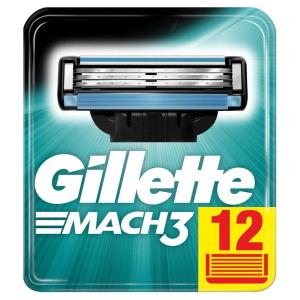 imageGillette Mach3 Razor Refills for Men 15 Razor Blade Refills1 Count Pack of 12