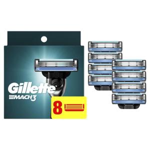 imageGillette Mach3 Razor Refills for Men 15 Razor Blade Refills8 Count Pack of 1