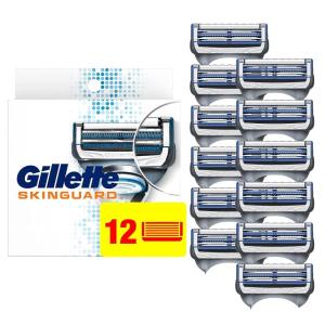 imageGillette SkinGuard Mens Razor Blade Refill for Sensitive Skin Designed for Sensitive Skin 12 Blade Refills