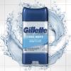 imageGillette Antiperspirant and Deodorant for Men 72hr Sweat ampamp Odor Protection Long Lasting Freshness AntiWhite Mark Technology Clear Gel Cool Wave Scent 38 oz Pack of 4Cool Wave Pack of 4