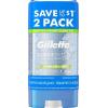 imageGillette Antiperspirant and Deodorant for Men 72hr Sweat ampamp Odor Protection Long Lasting Freshness AntiWhite Mark Technology Clear Gel Power Rush Scent 38 oz Pack of 2Power Rush