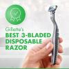 imageGillette Mach3 Mens Disposable Razor Sensitive 6 Razors6 Count Pack of 1