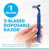imageGillette Sensor2 Mens Disposable Razor 12 Count Pack of 3 BlueBlue