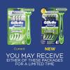 imageGillette Sensor3 Sensitive Mens Disposable Razor 4 RazorsGreenWhite