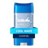 imageGillette Antiperspirant and Deodorant for Men 72hr Sweat ampamp Odor Protection Long Lasting Freshness AntiWhite Mark Technology Clear Gel Cool Wave Scent 38 ozCool Wave