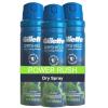imageGillette Dry Spray Antiperspirant and Deodorant for Men 247 Sweat ampamp Odor Protection AntiWhite Mark Technology Cool Wave Scent 43 oz Pack of 3Power Rush