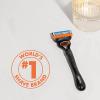 imageGillette Fusion5 Razor for Men Handle  2 Razor Blade RefillsH2
