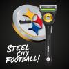 imageGillette Labs Special NFL Lions Edition Shaving Razor for Men  1 Handle 4 Razor Blade Refills ampamp Magnetic Stand Perfect for Game Day Grooming GilletteLabs with Exfoliating BarSteelers