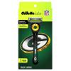imageGillette Labs Special NFL Lions Edition Shaving Razor for Men  1 Handle 4 Razor Blade Refills ampamp Magnetic Stand Perfect for Game Day Grooming GilletteLabs with Exfoliating BarPackers