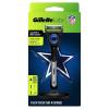 imageGillette Labs Special NFL Lions Edition Shaving Razor for Men  1 Handle 4 Razor Blade Refills ampamp Magnetic Stand Perfect for Game Day Grooming GilletteLabs with Exfoliating BarCowboys