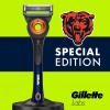imageGillette Labs Special NFL Lions Edition Shaving Razor for Men  1 Handle 4 Razor Blade Refills ampamp Magnetic Stand Perfect for Game Day Grooming GilletteLabs with Exfoliating BarBears