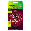 imageGillette Labs Special NFL Lions Edition Shaving Razor for Men  1 Handle 4 Razor Blade Refills ampamp Magnetic Stand Perfect for Game Day Grooming GilletteLabs with Exfoliating Bar49ers