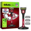 imageGillette Labs Special NFL Lions Edition Shaving Razor for Men  1 Handle 4 Razor Blade Refills ampamp Magnetic Stand Perfect for Game Day Grooming GilletteLabs with Exfoliating BarChiefs