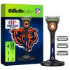 imageGillette Labs Special NFL Lions Edition Shaving Razor for Men  1 Handle 4 Razor Blade Refills ampamp Magnetic Stand Perfect for Game Day Grooming GilletteLabs with Exfoliating BarBears