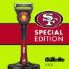 imageGillette Labs Special NFL Lions Edition Shaving Razor for Men  1 Handle 4 Razor Blade Refills ampamp Magnetic Stand Perfect for Game Day Grooming GilletteLabs with Exfoliating Bar49ers