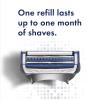 imageGillette SkinGuard Mens Razor Blade Refills 12 Count Designed for Men with Skin Irritation12 Refills