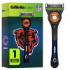 imageGillette Labs Special NFL Lions Edition Shaving Razor for Men  1 Handle 4 Razor Blade Refills ampamp Magnetic Stand Perfect for Game Day Grooming GilletteLabs with Exfoliating BarBears