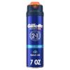 imageGillette PRO Shaving Gel For Men Cools To Soothe Skin And Hydrates Facial Hair 7oz ProGlide Sensitive 2 in 1 Shave Gel