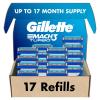 imageGillette Mach3 Turbo Razor for Men 17 Blade Refills