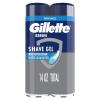 imageGillette Series 3X Action Shave Gel Moisturizing Twin Pack 7 Ounce Each