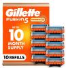 imageGillette Fusion5 Power 5Blade Razor Refills for Men with Precision Trimmer 6 Count10 Count Pack of 1