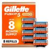 imageGillette Fusion5 Power 5Blade Razor Refills for Men with Precision Trimmer 6 Count8 Count Pack of 1