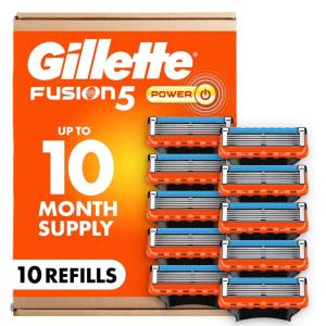 imageGillette Fusion5 Power 5Blade Razor Refills for Men with Precision Trimmer 6 Count10 Count Pack of 1