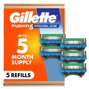imageGillette Fusion5 ProGlide Razor Blade Refills for Men 5 Count5 Count Pack of 1