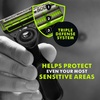 image:imageGillette Labs Razor Duo Pack for Men 1 Face Razor 1 Body  Intimate Razor 4 Razor Blade Refills 2 Face 2 Body